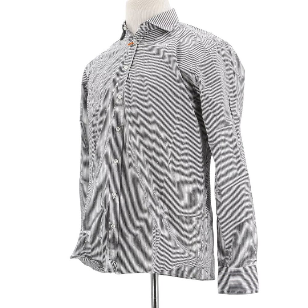 Fancy MAESTRAMI Cotton Striped Collared Button Up Men’s Shirt - Retail $55 - NWT